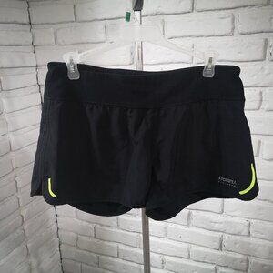 Running Room Fit-Wear Ladies Size Medium Black Lined Running Shorts